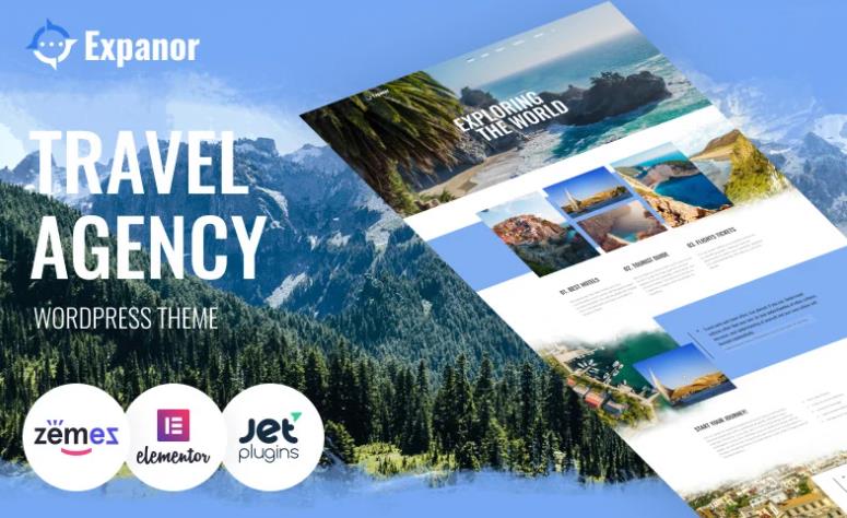 Expanor - Travel Agency WordPress Theme